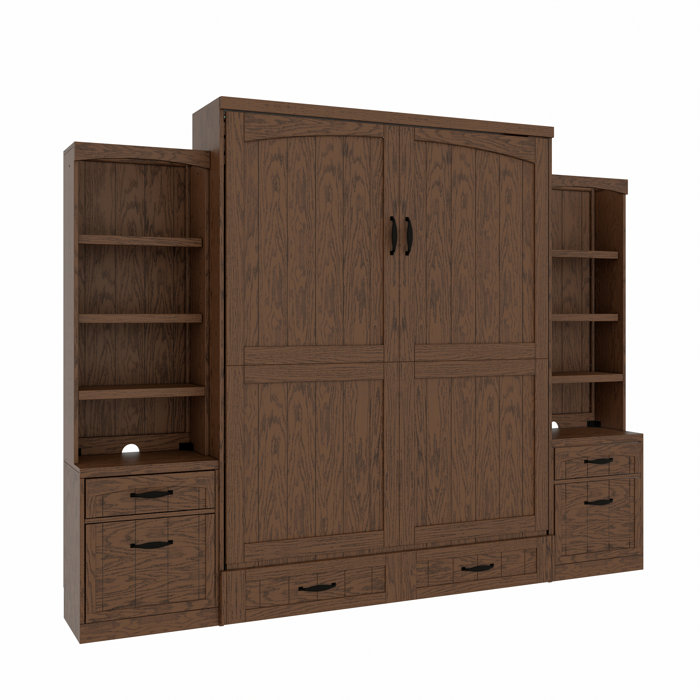 Hokku Designs Junxi Solid Wood Murphy Bed | Wayfair