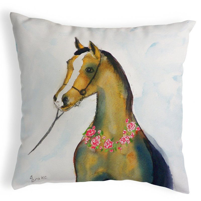  Coussin lombaire intérieur / extérieur Horse and Garland