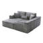 Canapé modulaire de 105 po, canapé modulaire Cloud avec assise profonde, canapé modulaire moderne en L avec méridienne, canapé rembourré pour salon, sans assemblage, (gris) 