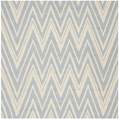 Sanyla Hand Tufted Wool Chevron Rug