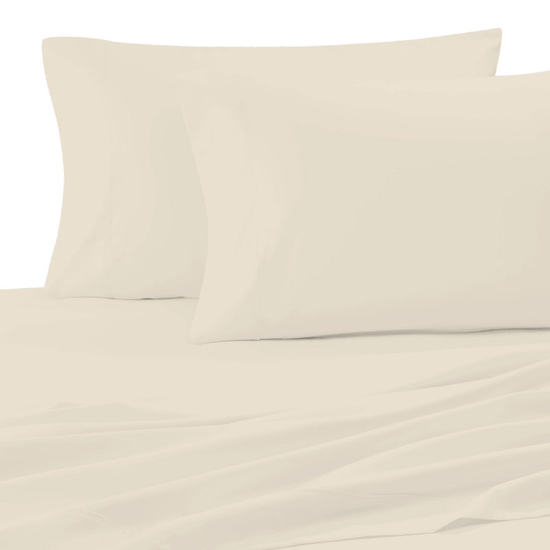 100% Cotton Ultra-Light Pillowcases, King, Ivory