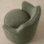 Fauteuil pivotant rembourré entièrement assemblé en tissu-1994200540