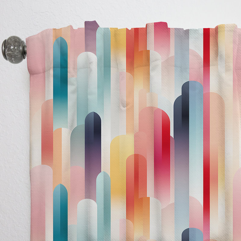 Rideau en velours moderne Urban Mute Tones II - obscurcissant - 1 panneau, L 52 po x L 108 po