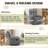 KORSER Recliner Chair,Rocker Recliners for Adults, Small Recliners for Small Spaces, Manual Recliner with Side Pockets for Living Room Bedroom-347746221