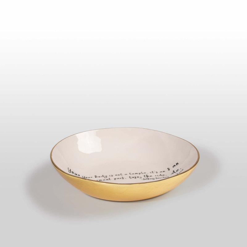 Medium Bowl With Quote