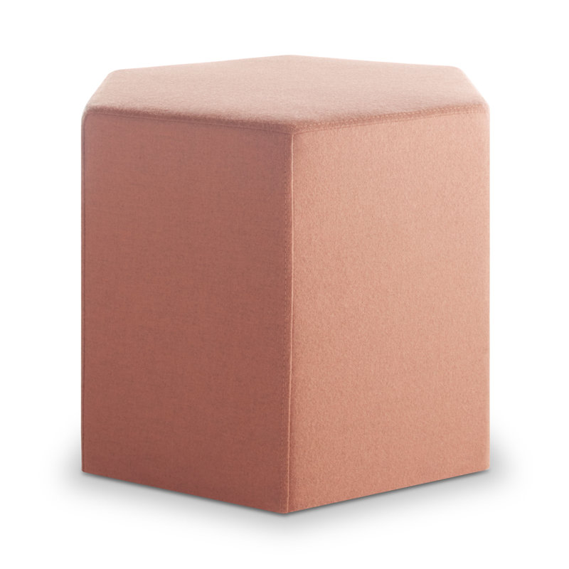Hecks Hexagon Ottoman, Vesper Blush