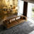 111.81 Inch 4 Seater Pu Leather Sofa With Removable Cushions 3 Throw Pillows Solid Wood Frame High Density Sponge Living Room Couch