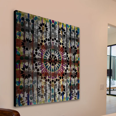 « assahrij » par parvez taj, reproduction d’art sur métal