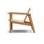 Haven Low Chair, Modern Teak Adirondack