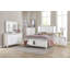 Glamour 1Pc Table de chevet de 2X tiroirs Barre en acrylique Mobilier de chambre à coucher élégant