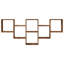 Wall Shelf 159X18x66 Cm Engineered Wood-1516637559