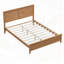 Grand lit plateforme moderne en bois massif avec support de lattes en bois robuste, sans sommier, design élégant et durable-684563997-684563999