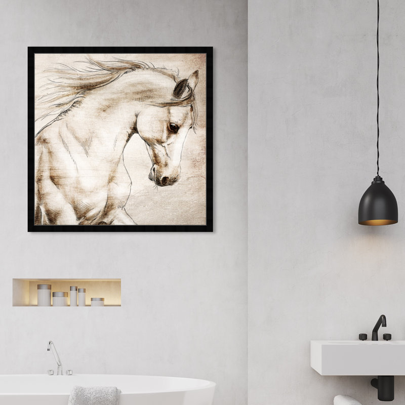 " Bree ", Black Framed, 24" H x 24" W