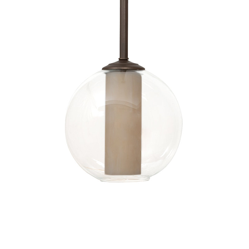 Bola 1 - Light Tyler Bronze Sphere Pendant