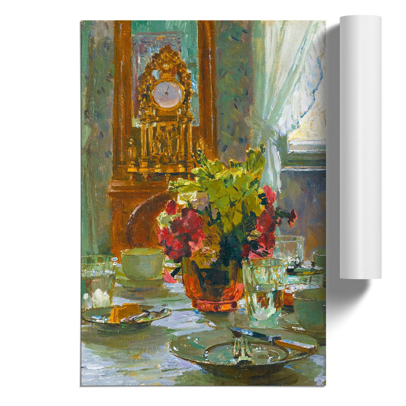 The Breakfast Table by Carl Moll - Frameless Print, 30cm H x 21cm W x 0.1cm D