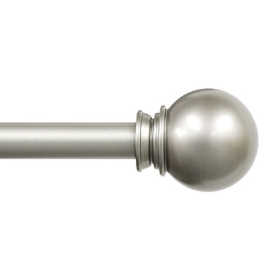 Havsa Steel Adjustable Single Curtain Rod
