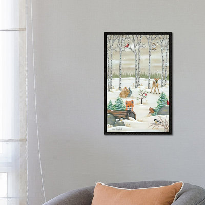 Woodland Critters by Lisa Kennedy - Wrapped Canvas Print