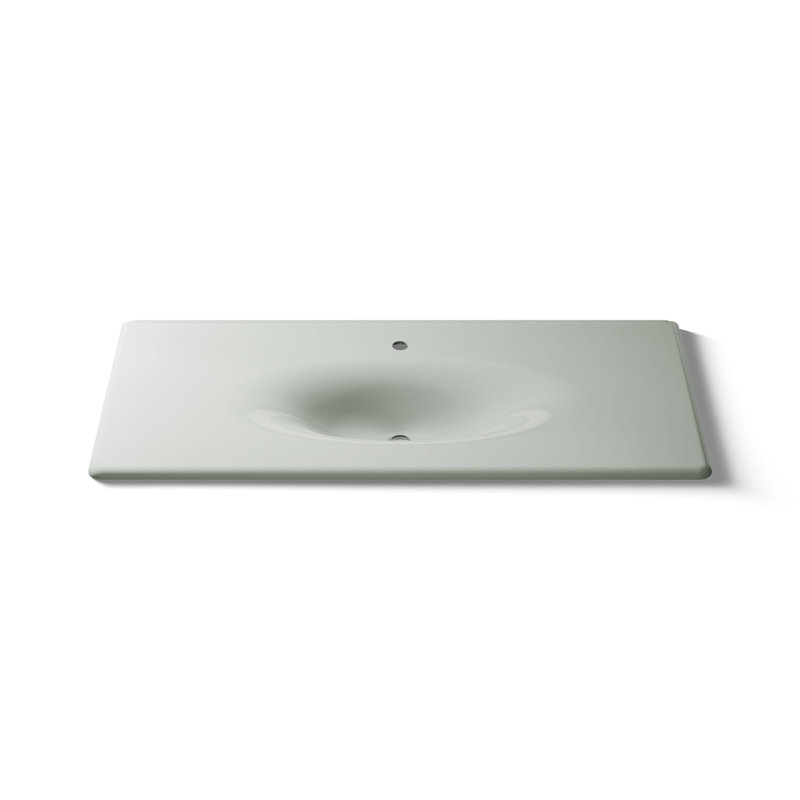 Iron Impressions® 50" Single Bathroom Vanity Top, Sea Salt, Single