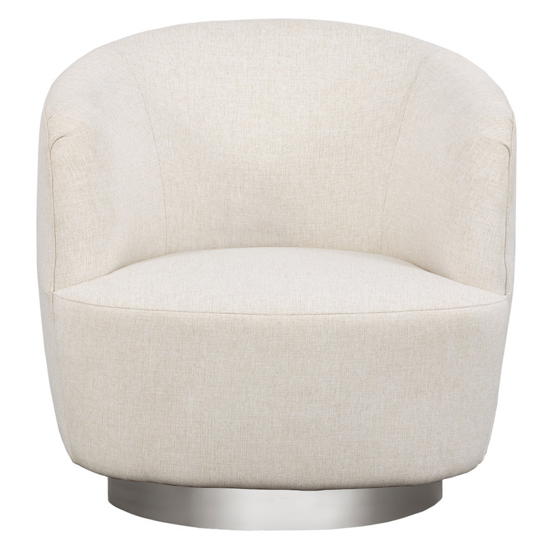 Dhalia Chair, Swivel, Espresso, Linen (3156 72)