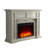 Skyla 47.64'' W Electric Fireplace & Mantel Package-1389555798