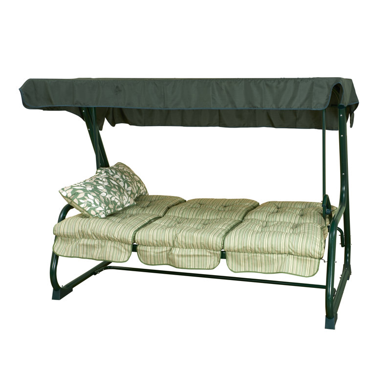 Arida 3 Person Porch Swing with Canopy