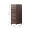 Commode d'appoint simple en noyer noir