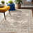Washable 3x5 Area Rug - Soft Area Rugs for Living Room Stain Resistant Carpet Vintage Lightweight Rugs for Bedroom Kitchen entryway with Non Slip Backing Home Decor Small Mat 3X5 Black-183977932-194253255