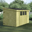 Shiplap Pent Wooden Shed-121671757