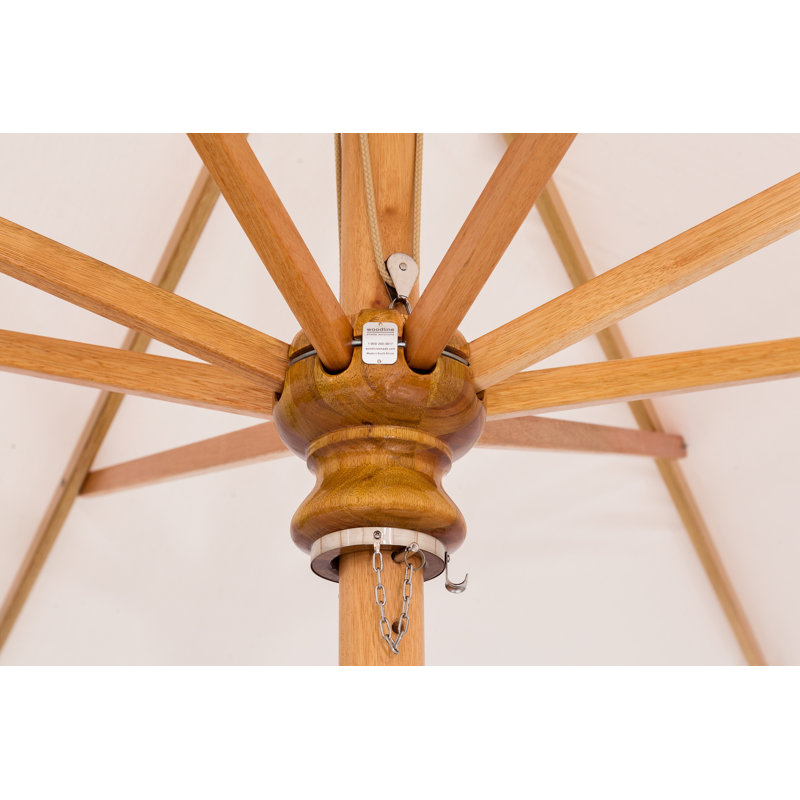 Safari 11.5' Square Umbrella, Canvas Canvas Sunbrella® Canvas, 111.41" H x 137.79" W x 137.79" D