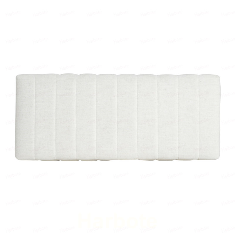 Banc de rangement en tissu beige Performance