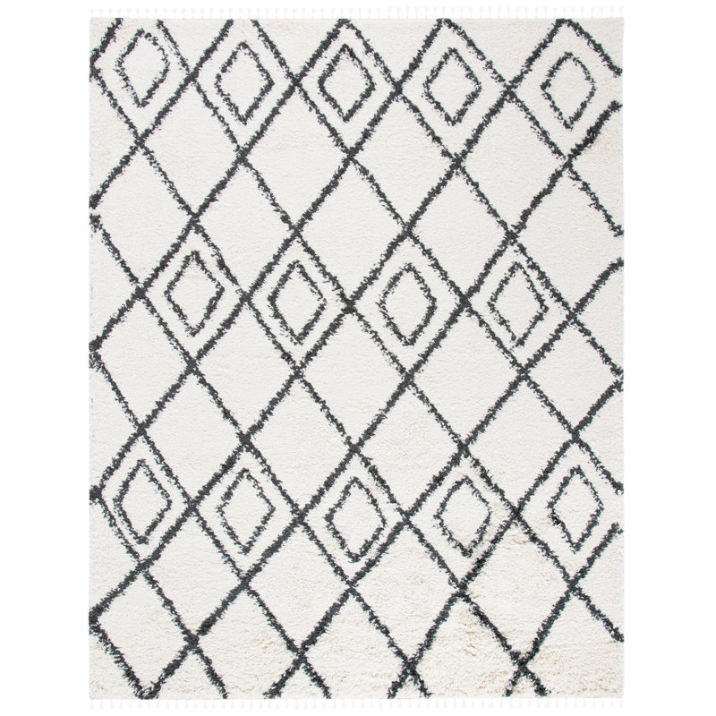 Ried Geometric Hand Woven Area Rug, Rectangle 244 x 305cm