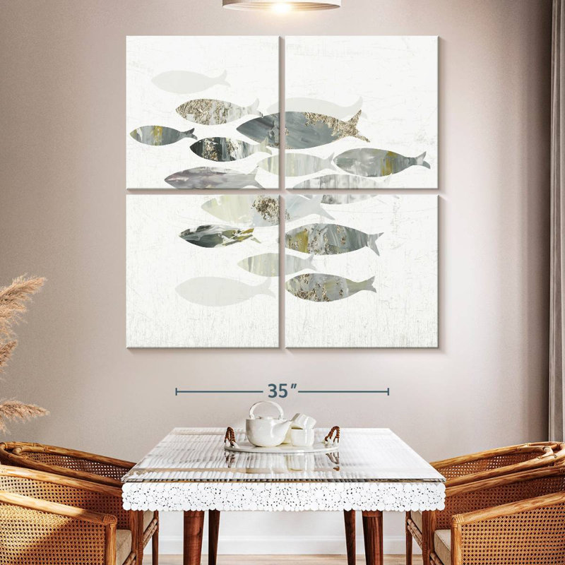 Brampt Gone Fishing II, 50" H x 50" W