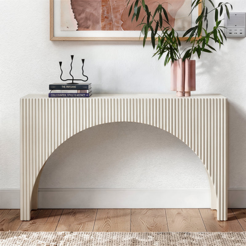 36.1cm Console Table, Cream
