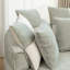 Fauteuil demi-tonneau contemporain surdimensionné avec 5 coussins Contemporary-76763070