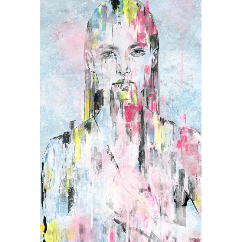 Pretty In Colors by Parvez Taj - Wrapped Canvas Painting, 38cm H x 25cm W