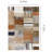 Ealey Geometric Patchwork Design Area Rug in Brown/Green/Cream-1460104750