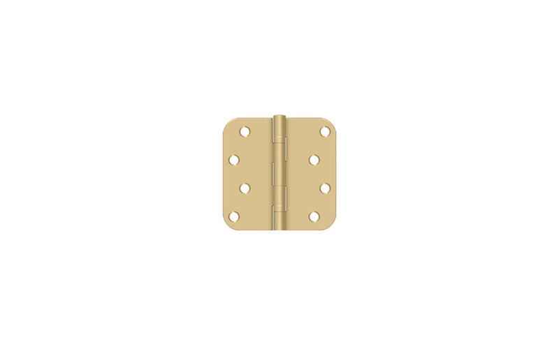 64'' x 64'' Steel Surface Mount Hinge, Brushed Brass