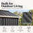 5 x 4 ft Metal Outdoor Storage Shed with Hinged Doors, Weather Resistant Metal Garden Shed