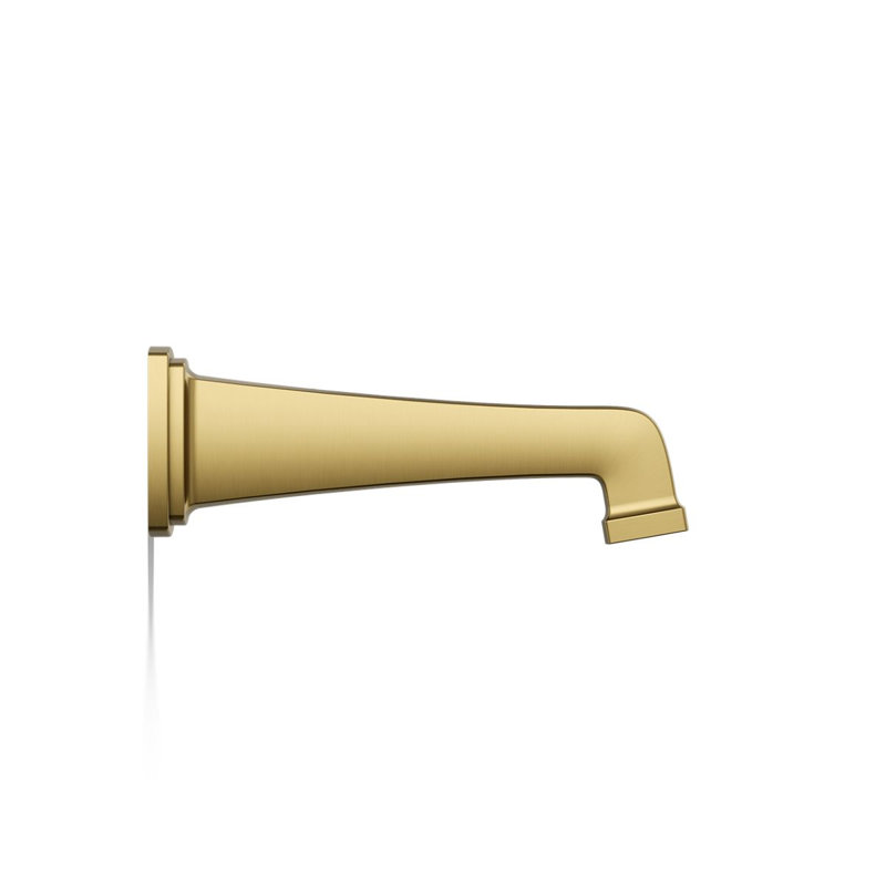 Riff Wall-Mount Non-Diverter Bath Spout, Gold
