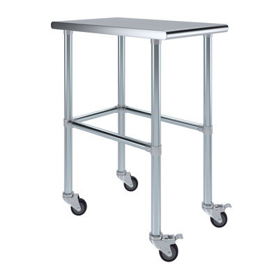 Table de travail en acier inoxydable