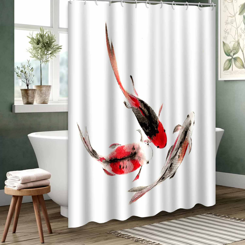 Rideau de douche bleu imperméable, rideaux de douche pour la salle de bain avec 12 crochets, 72" L x 78" W