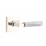 Select - Terrazzo Round Passage (Hall & Closet) Door Lever with Square Rosette