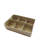 3 Pieces Laundry Hampers Bamboo Square Wicker Clothes Bin Baskets Storage Bin Organizers Folding