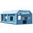 Inflatable Paint Booth, Inflatable Spray Booth, with 950W+750W Powerful Blowers and Air Filter System, Portable Car Paint Booth for Large Truck, Large Van, Large Machinery-113451799