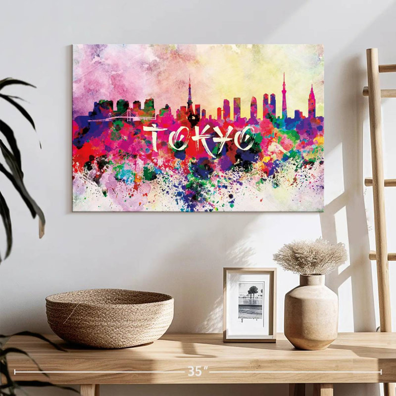 Sireci Festive Modern Tokyo, 16" H x 24" W