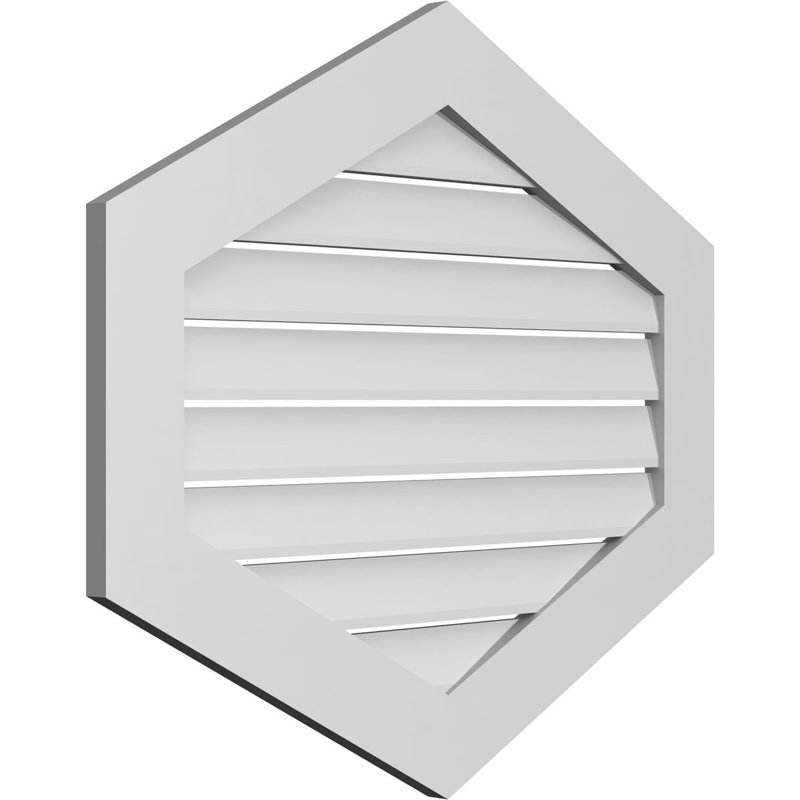 Pente verticale verticale en uréthane 6 pi, 30" H x 34" W x 1" D