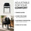 Chaise empilable à dossier haut sans accoudoirs-20351497-9093288