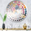 Feuillage coloré pastel vibrant coloré - Miroir décoratif à spirale - MIR114860-Rond-95181009
