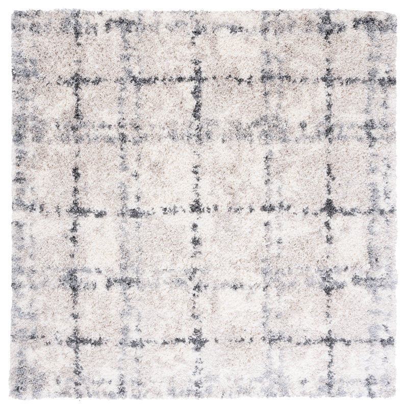 Hartz Shag 800 Performance Geometric Rug, Square 5'3"