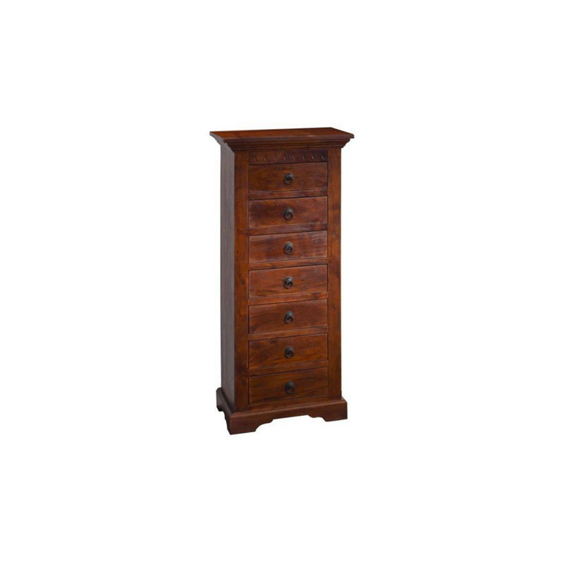 Oxford Solid Wood 47cm W 7 - Drawer Chest of Drawers